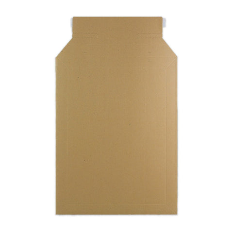 Manila Brown 400gsm Peel & Seal Rigid Board Mailers Envelope (345 x 260mm) - EP01405 - Envelopes.co.uk