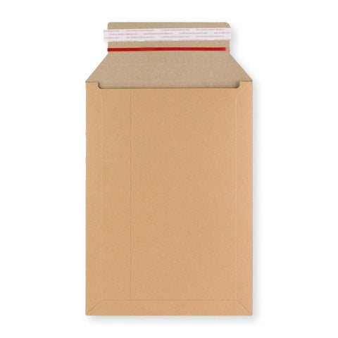 Manila Brown 400gsm Peel & Seal Rigid Board Mailers Envelope (370 x 285mm)