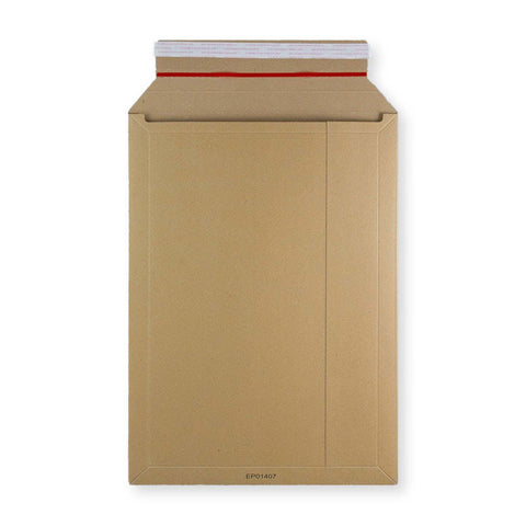 Manila Brown 400gsm Peel & Seal Rigid Board Mailers Envelope (445 x 310mm)