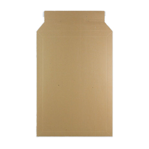 Manila Brown 400gsm Peel & Seal Rigid Board Mailers Envelope (445 x 310mm)