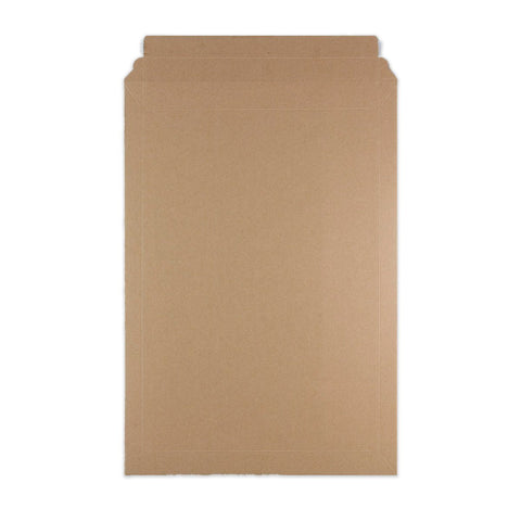 Manila Brown 400gsm Peel & Seal Rigid Board Mailers Envelope (500 x 340mm) - EP01008 - Envelopes.co.uk