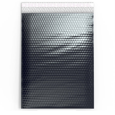 Metallic Finish Bubble Bag Mailers - MB450B - Envelopes.co.uk