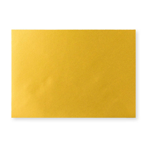 Metallic Gold 100gsm Gummed V - Flap Greeting Card Envelope (125 x 175mm) - D04125 - Envelopes.co.uk
