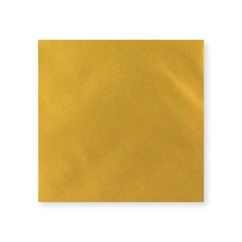 Metallic Gold 100gsm Gummed V - Flap Greeting Card Envelope (130 x 130mm) - D04130 - Envelopes.co.uk