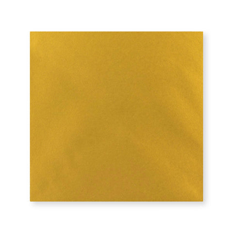 Metallic Gold 100gsm Gummed V - Flap Greeting Card Envelope (140 x 140mm) - D04140 - Envelopes.co.uk