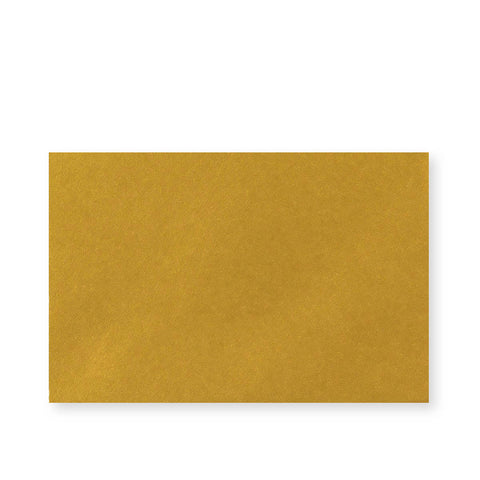 Metallic Gold 100gsm Gummed V - Flap Greeting Card Envelope (62 x 94mm) - D0462 - Envelopes.co.uk