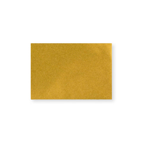 Metallic Gold 100gsm Gummed V - Flap Greeting Card Envelope (70 x 100mm) - D0470100 - Envelopes.co.uk