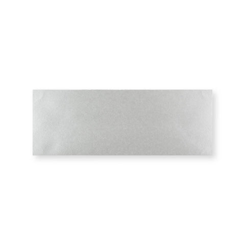Metallic Silver 100gsm Gummed V - Flap Envelope (80 x 215mm) - E0580215 - Envelopes.co.uk