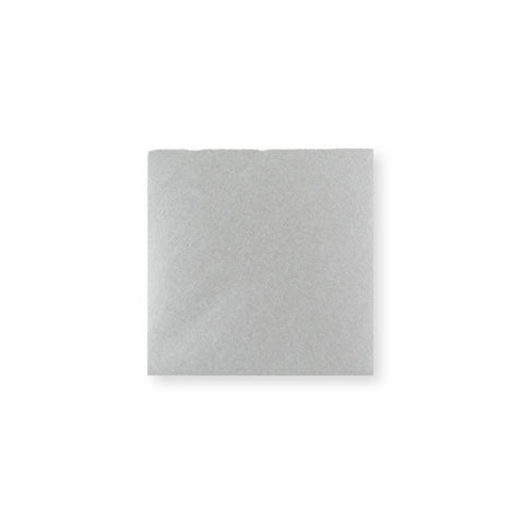 Metallic Silver 100gsm Gummed V - Flap Greeting Card Envelope (116 x 116mm) - E05116 - Envelopes.co.uk