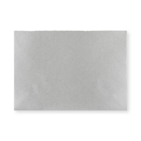 Metallic Silver 100gsm Gummed V - Flap Greeting Card Envelope (133 x 184mm) - E05133 - Envelopes.co.uk