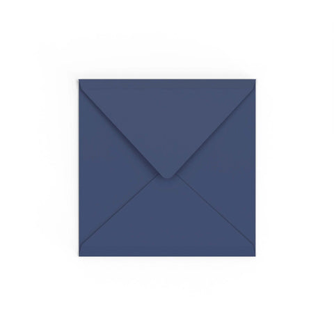 Navy Blue British Made 120gsm Gummed V - Flap Envelope (155 x 155mm) - CU155NB - Envelopes.co.uk