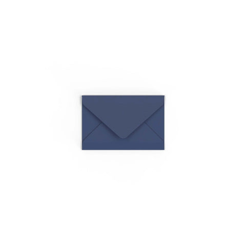 Navy Blue British Made 120gsm Gummed V - Flap Envelope (62 x 94mm) - CU62NB - Envelopes.co.uk