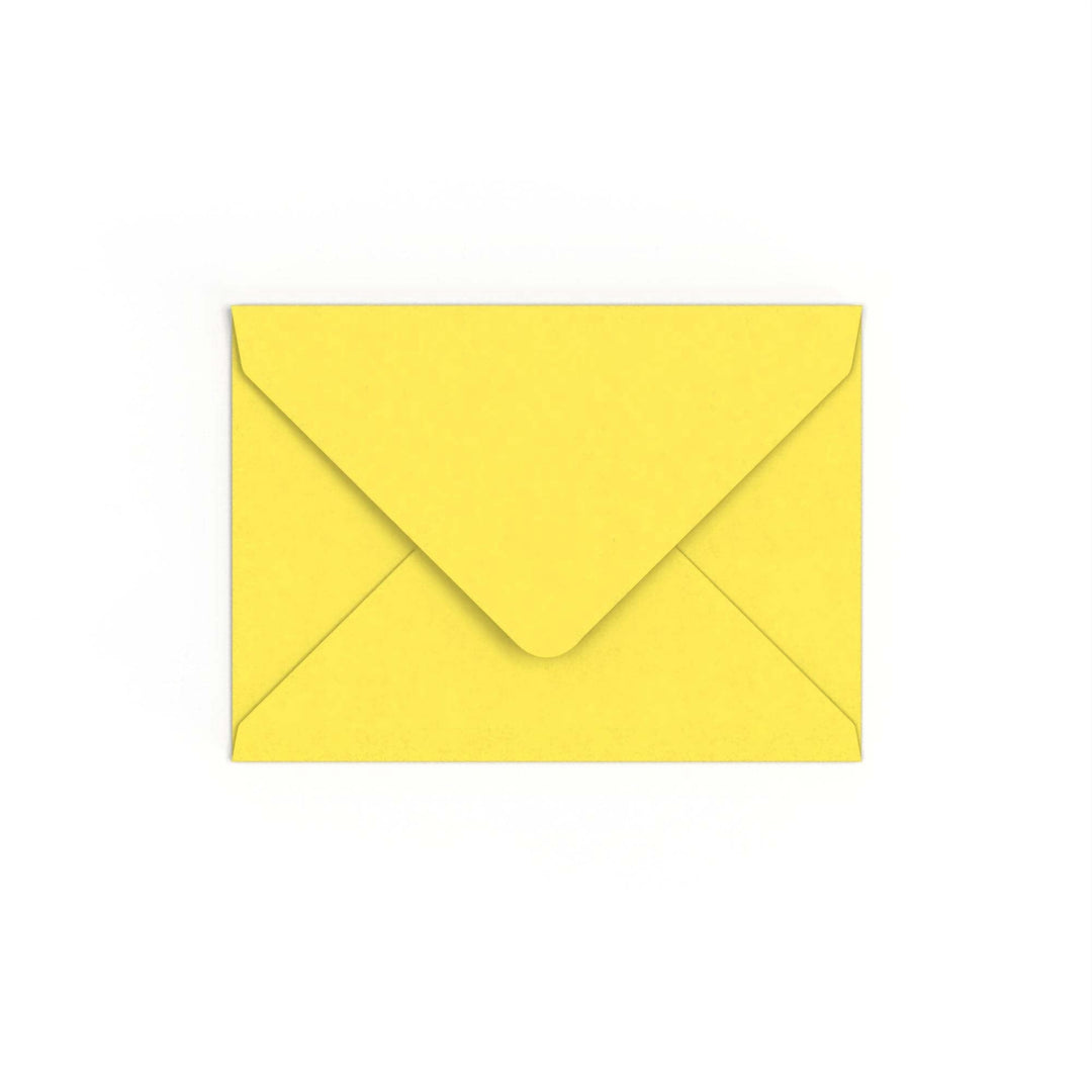 Sunflower Yellow British Made 120gsm Gummed Envelope (133 x 184mm ...