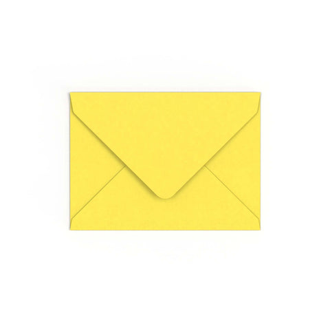 Sunflower Yellow British Made 120gsm Gummed Envelope (133 x 184mm) - CU133SY - Envelopes.co.uk