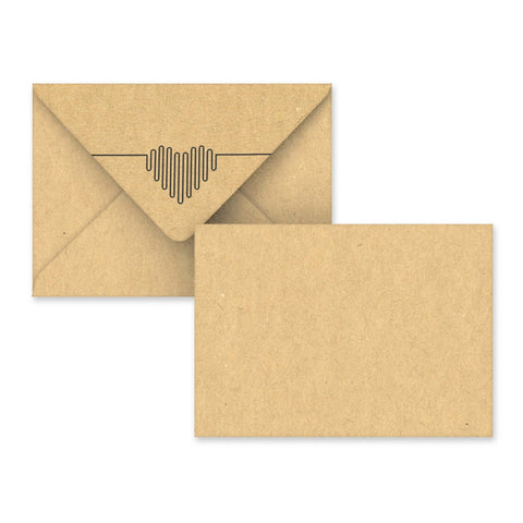 Valentine's Coloured Envelope (Heatbeat Design) - B02C6 - SV4 - Envelopes.co.uk