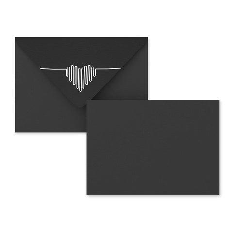Valentine's Coloured Envelope (Heatbeat Design) - GCC6BL - SV4 - Envelopes.co.uk