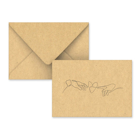 Valentine's Coloured Envelope (Live Love Design) - B02C6 - SV3 - Envelopes.co.uk