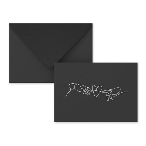 Valentine's Coloured Envelope (Live Love Design) - GCC6BL - SV3 - Envelopes.co.uk
