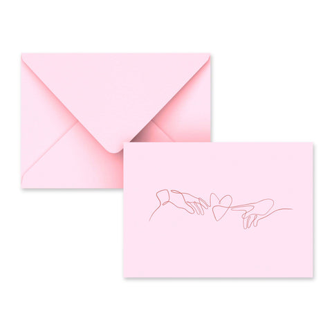 Valentine's Coloured Envelope (Live Love Design) - GCC6PP - SV3 - Envelopes.co.uk