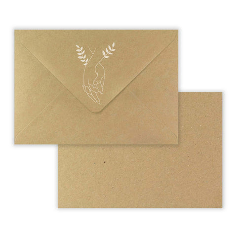 Wedding Envelopes (Hand Bonding Design) - B02C5 - WD3 - Envelopes.co.uk