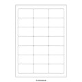 White Adhesive Labels