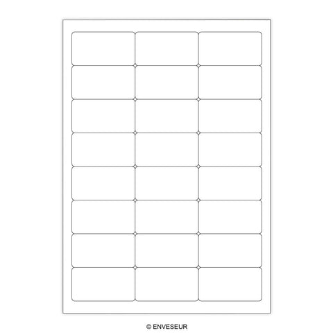 White Adhesive Labels - LAB24W - Envelopes.co.uk