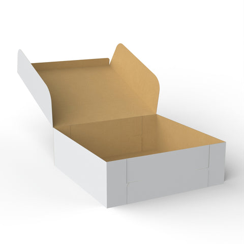 White Cardboard Boxes - LU280280100WB - Envelopes.co.uk