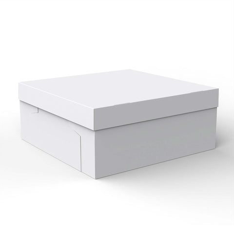 White Cardboard Boxes - LU300300150WB - Envelopes.co.uk