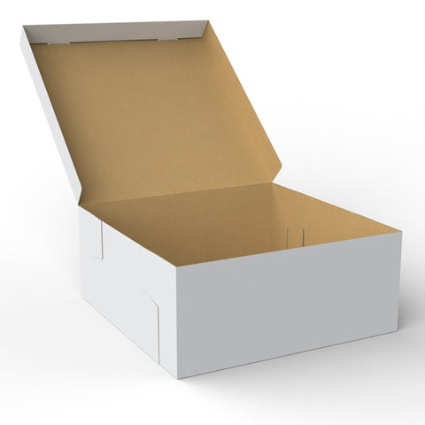 White Cardboard Boxes - LU300300150WB - Envelopes.co.uk