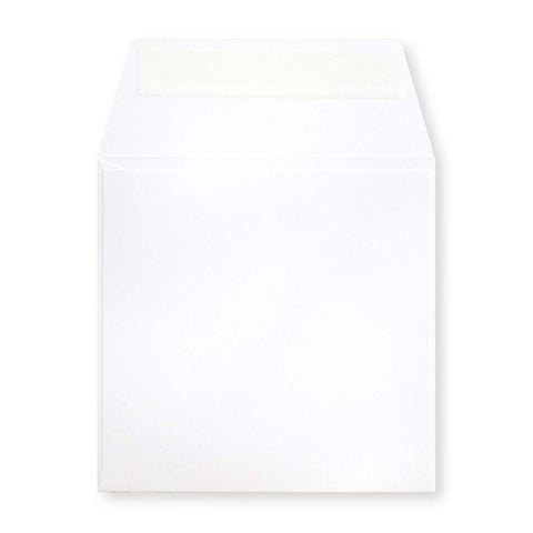 White Luxury 180gsm Peel & Seal Envelope (125 x 125mm) - PLS125125W - Envelopes.co.uk