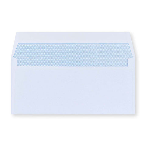 White Opaque Business 80gsm Gummed Envelope (102 x 216mm) - 305 - Envelopes.co.uk
