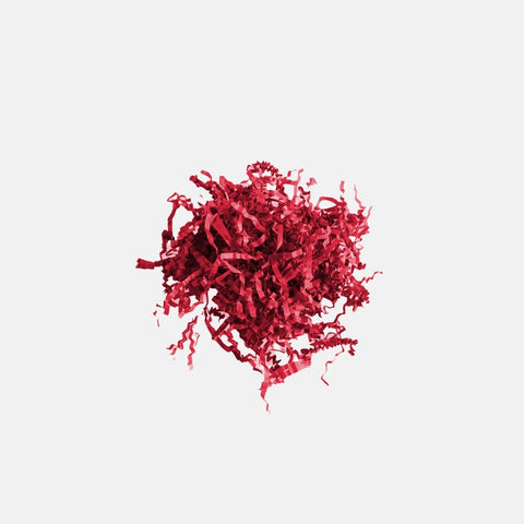 Zig Zag Shredded Packing Paper - 250g Deep Red